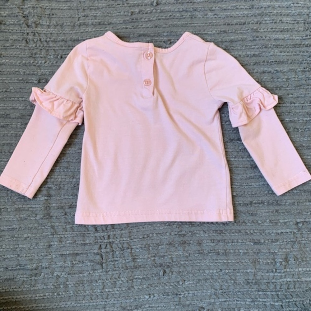 LITTLE LASS puffer vest w/ long sleeve t-short 18M - Picture 8 of 8